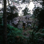 Lamp in Cave (near Visby, Sweden)